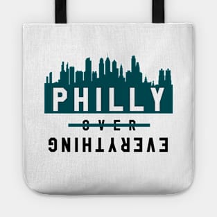 Philly over Everything - White/Green Tote