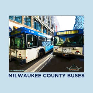 Milwaukee County Bus • MCTS • MKE WI T-Shirt