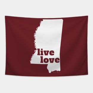 Mississippi - Live Love Mississippi Tapestry