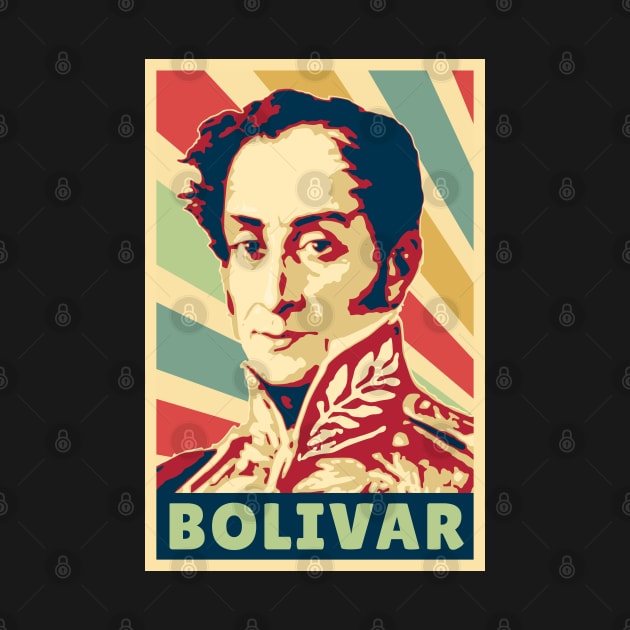 Simon Bolivar Vintage Colors by Nerd_art