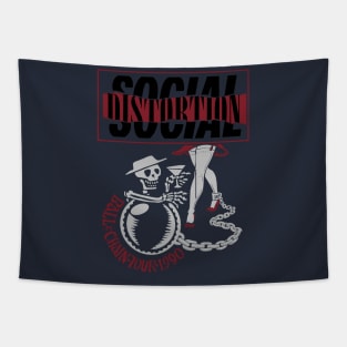 Social Distortion Ball And Chain Tapestry