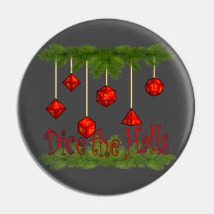 Dice the Halls Pin