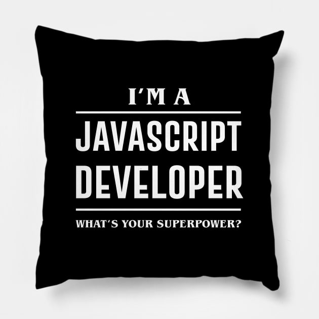 Javascript Developer Pillow by amalya