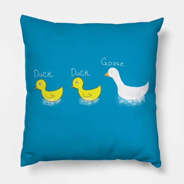 Duck Duck Goose Pillow by DesignsbyYoungs