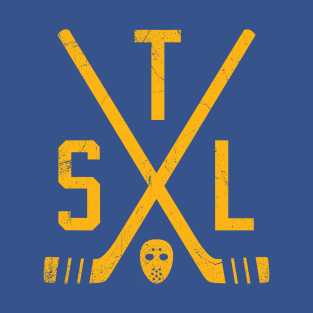 STL Retro Sticks - Blue T-Shirt