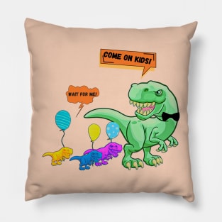 Funny  T- Rex Pillow