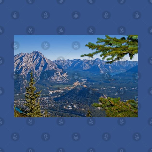 Canada. Banff National Park. View from Sulphur Mountain. by vadim19