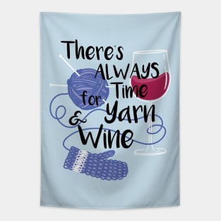 Yarn & Wine Time Tapestry