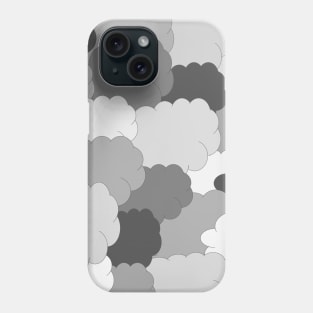 gray clouds Phone Case