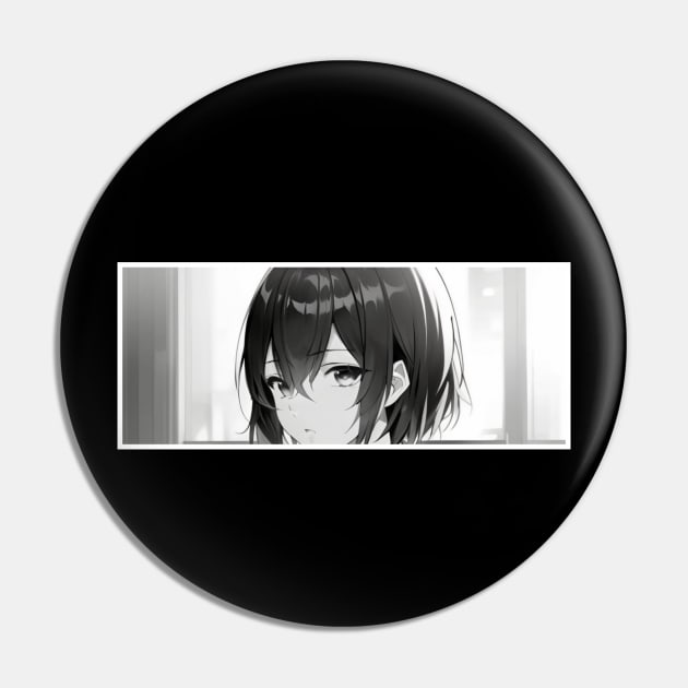 Very Sad Anime Girl Intense Eyes Pin by AnimeVision