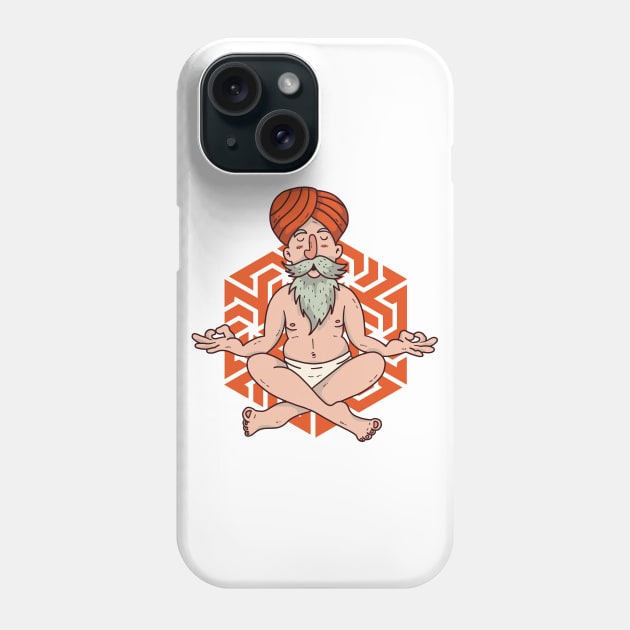 Floating Guru Phone Case by madeinchorley