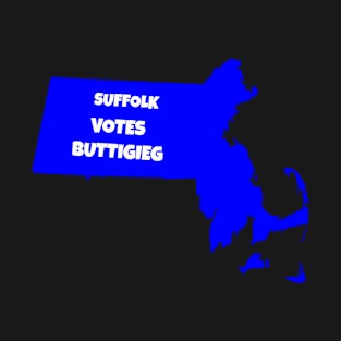 Massachussets Suffolk votes Buttigieg T-Shirt