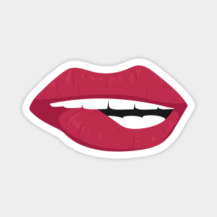 RED LIPS FACE MASK Magnet