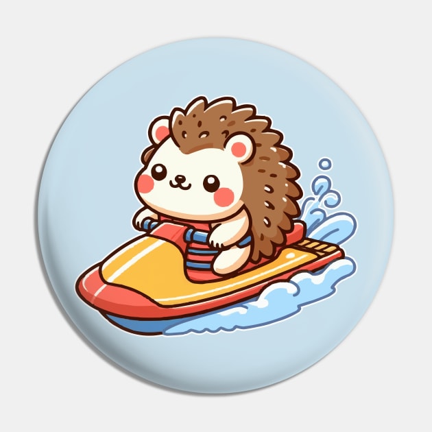 cute hedgehog jetskiing Pin by fikriamrullah