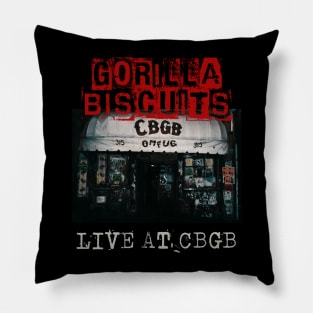 gorilla biscuits live at cbgb Pillow