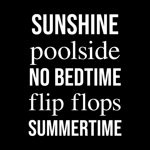 Sunshine Poolside No bedtime Flip Flops Summertime by sandyrm