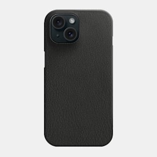 Black leather texture Phone Case