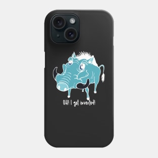 Oh! I got inverted! The warthog that got inverted by mistake. Just for fun. Phone Case