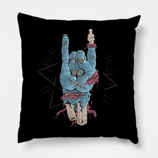 Zombie rock Pillow