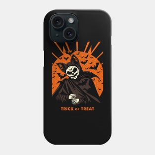 trick or treat bat Phone Case