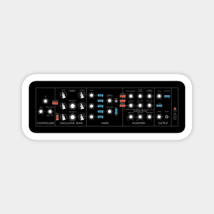 Vintage Analogue Synthesizer Magnet