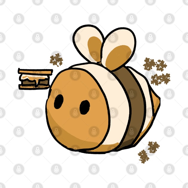 Smores Bee by allthebeanz