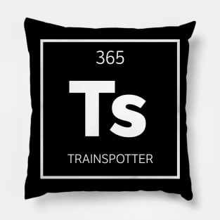 Trainspotter Game Piece Pillow