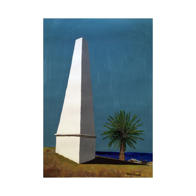 Newcastle Obelisk by Margo Humphries by Margo Humphries Art