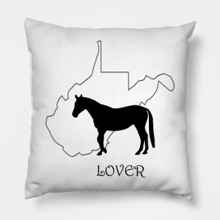 West Virginia Horse Lover Gifts Pillow