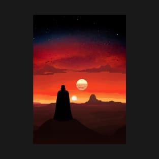 Vader Binary Sunset T-Shirt