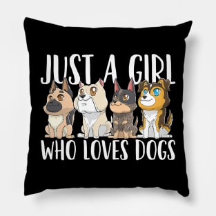 German Shepherd Pitbull Blue Heeler Australian Shepherd Pillow