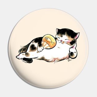 Lady fat cat Pin