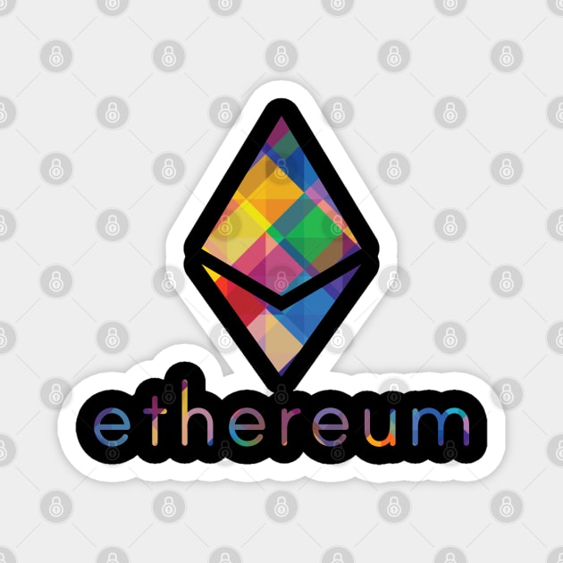 Ethereum Eth coin Crypto coin Cryptocurrency Magnet by JayD World