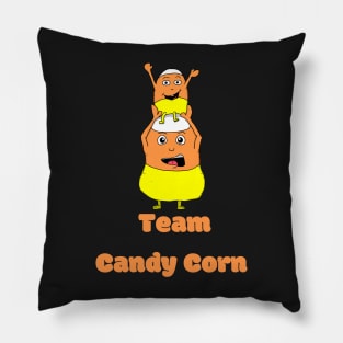 Team Candy Corn Family! Pillow