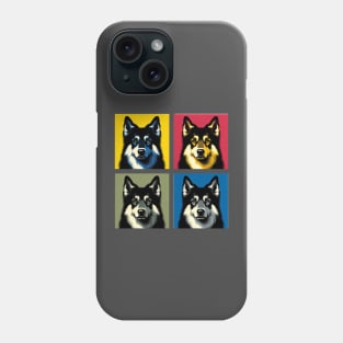 Norwegian Elkhound Pop Art - Dog Lovers Phone Case