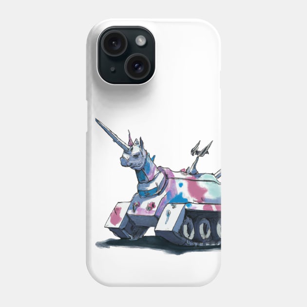 Unitankk3 Phone Case by Farbitroid