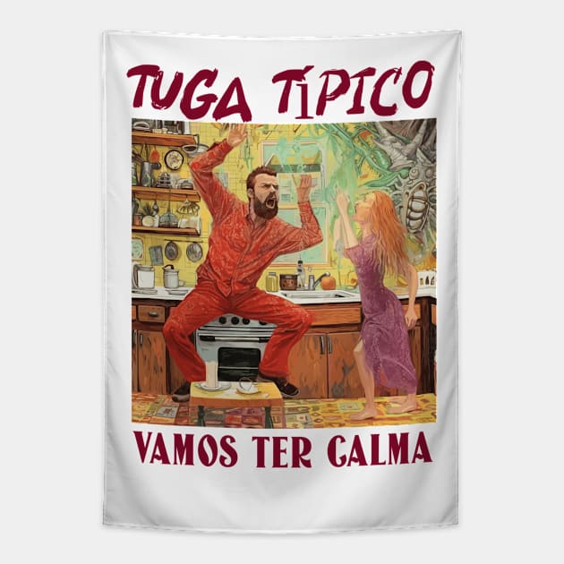 Vamos ter calma, v2 Tapestry by H2Ovib3s