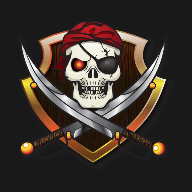 Pirate Skull by Qspark