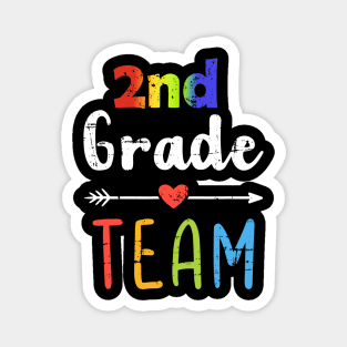 2nd Grade Team Back To School Student Teacher Squad Magnet