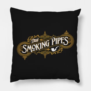 Classic Still Smoking Pipes Pillow