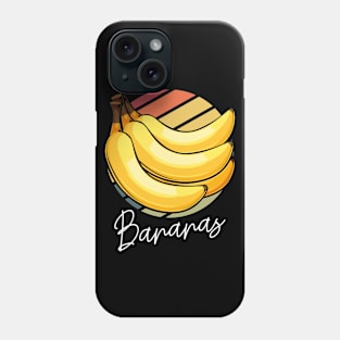 Banana - Retro Style Bananas Vintage Fruit Phone Case