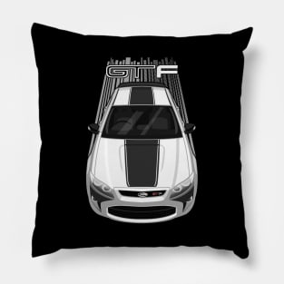 Ford Falcon GT-F 351 - White - Black Stripe Pillow