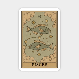 Pisces Card Magnet