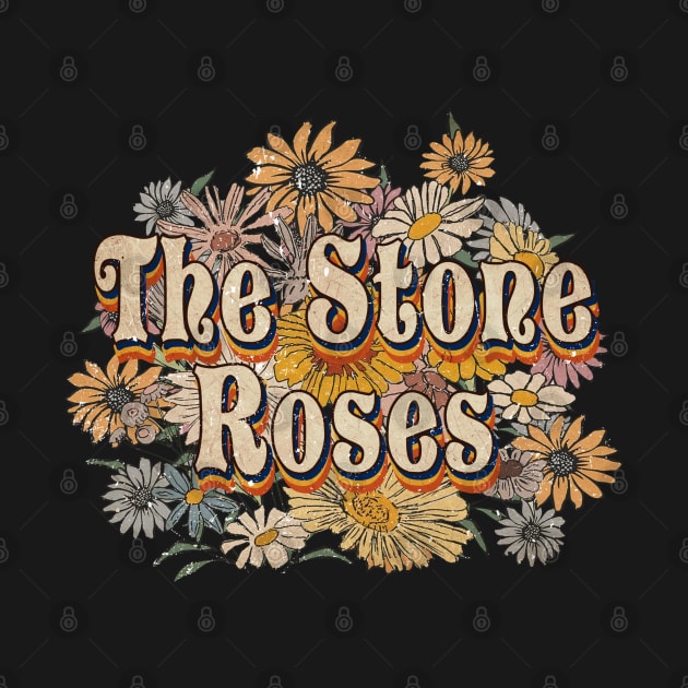 The Stone Gifts Name Roses Flowers Personalized Retro Styles by BilodeauBlue