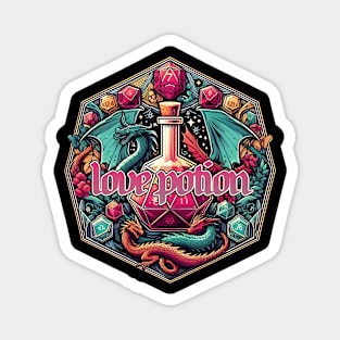 Enchanted Elixirs: Love Potion Design Magnet