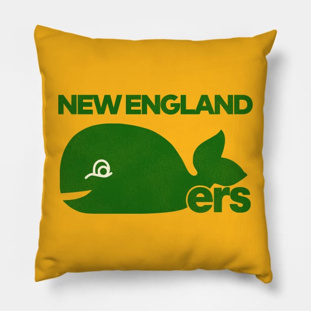 Defunct New England Whalers Hockey Team Pillow by Defunctland
