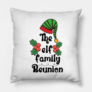 The Elf Family Reunion Pillow