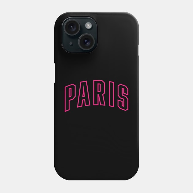 Paris Hot Pink Phone Case by Good Phillings