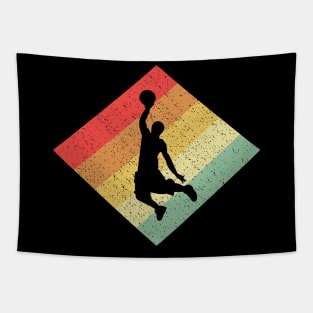 Retro Vintage 80s Basketball Gift For Basketball Players Tapestry