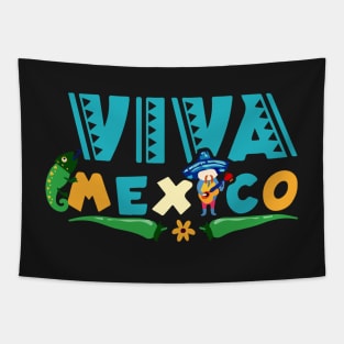 Viva Mexico Mexican independence day I Love Mexico Tapestry